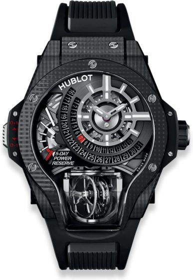 Best Cheap HUBLOT MP-09 TOURBILLON BI-AXIS 3D CARBON watch 909.QD.1120.RX